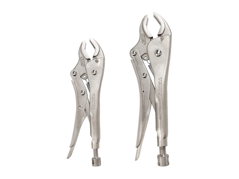 Deep Bite Round Jaw Locking Pliers Set (2-Piece)