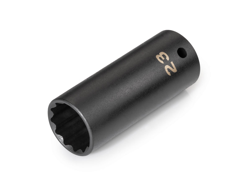 1/2 Inch Drive x 23 mm Deep 12-Point Impact Socket