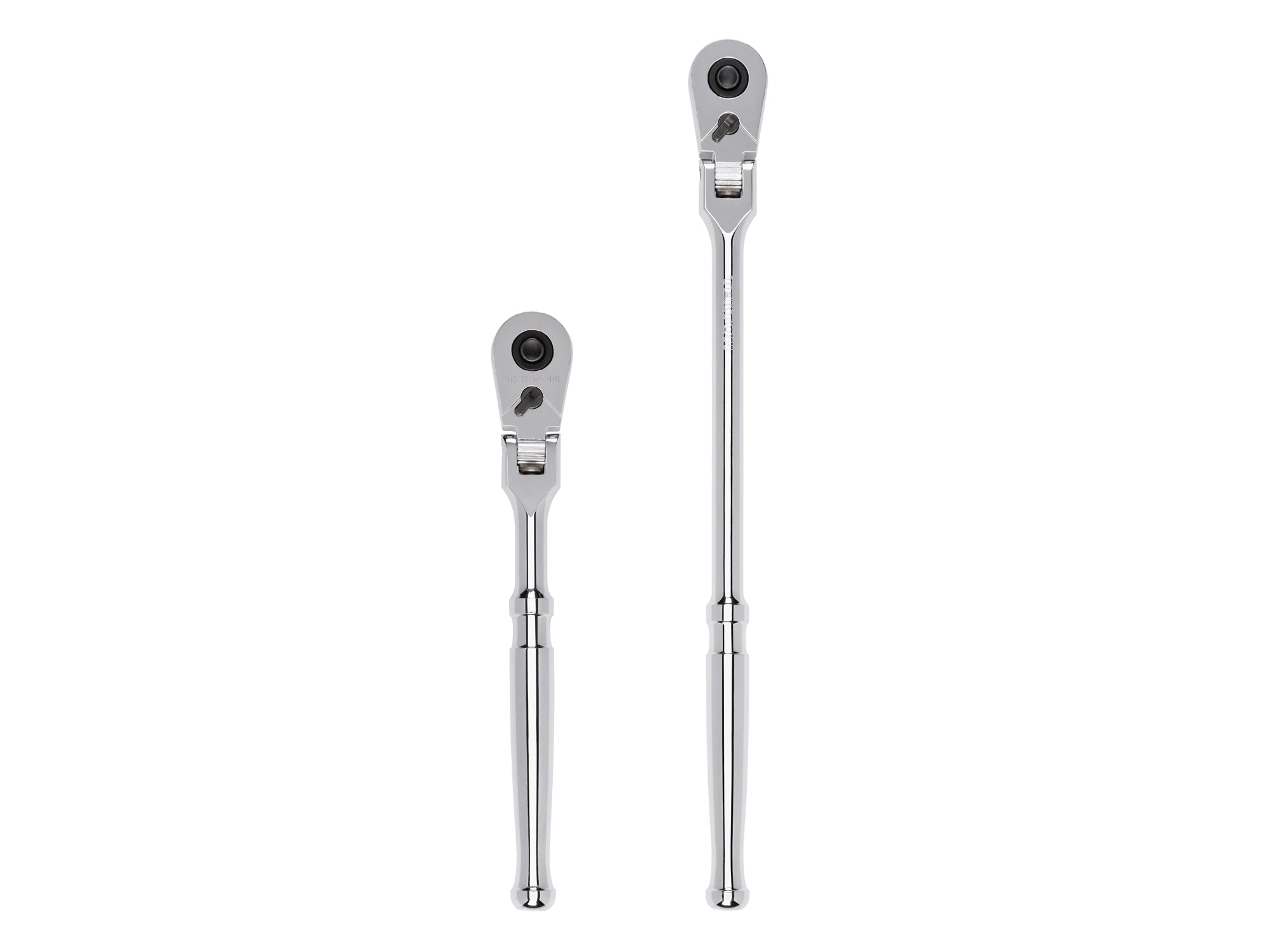 3/8 Inch Drive Flex Head Quick-Release Ratchet Set, 2-Piece (8, 12 in.)