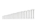 Combination Wrench Set, 27-Piece (6-32 mm)