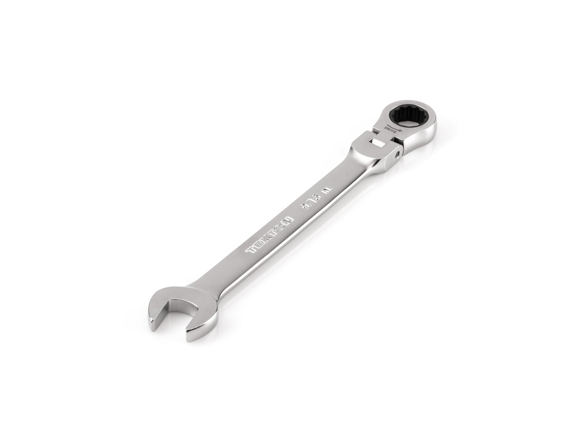 9/16 Inch Flex Head 12-Point Ratcheting Combination Wrench