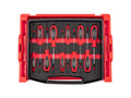 Phillips and Slotted Screwdriver Set with Open Top Drawer and Rack - 4 Inch Shanks, 10-Piece (#0 - #3, 3 - 8 mm)
