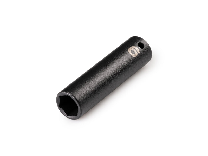 1/4 Inch Drive x 9 mm Deep 6-Point Impact Socket
