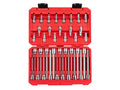 3/8 Inch Drive Hex Bit Socket Set with Case, 38-Piece (1/8 - 3/8 in., 3 - 10 mm)