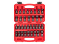 3/8 Inch Drive Shallow 6-Point Universal Joint Impact Socket Set with Case, 34-Piece (1/4 - 1 in., 6 - 24 mm)