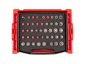 1/2 Inch Drive Bit Socket Set with Open Top Drawer and Rack (44-Piece)