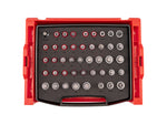 1/2 Inch Drive Bit Socket Set with Open Top Drawer and Rack (44-Piece)