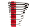 Reversible 12-Point Ratcheting Combination Wrench Set with Modular Organizers, 14-Piece (6-19 mm)