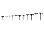 Flat End Hex T-Handle Key Set, 11-Piece (5/64 - 3/8 in.)