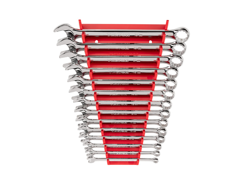 Combination Wrench Set with Rack, 14-Piece (6-19 mm)