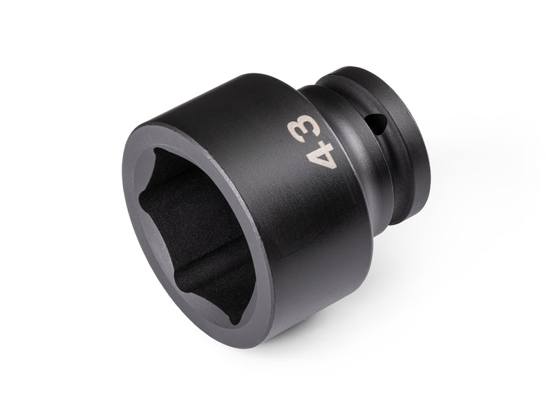 3/4 Inch Drive x 43 mm Shallow 6-Point Impact Socket