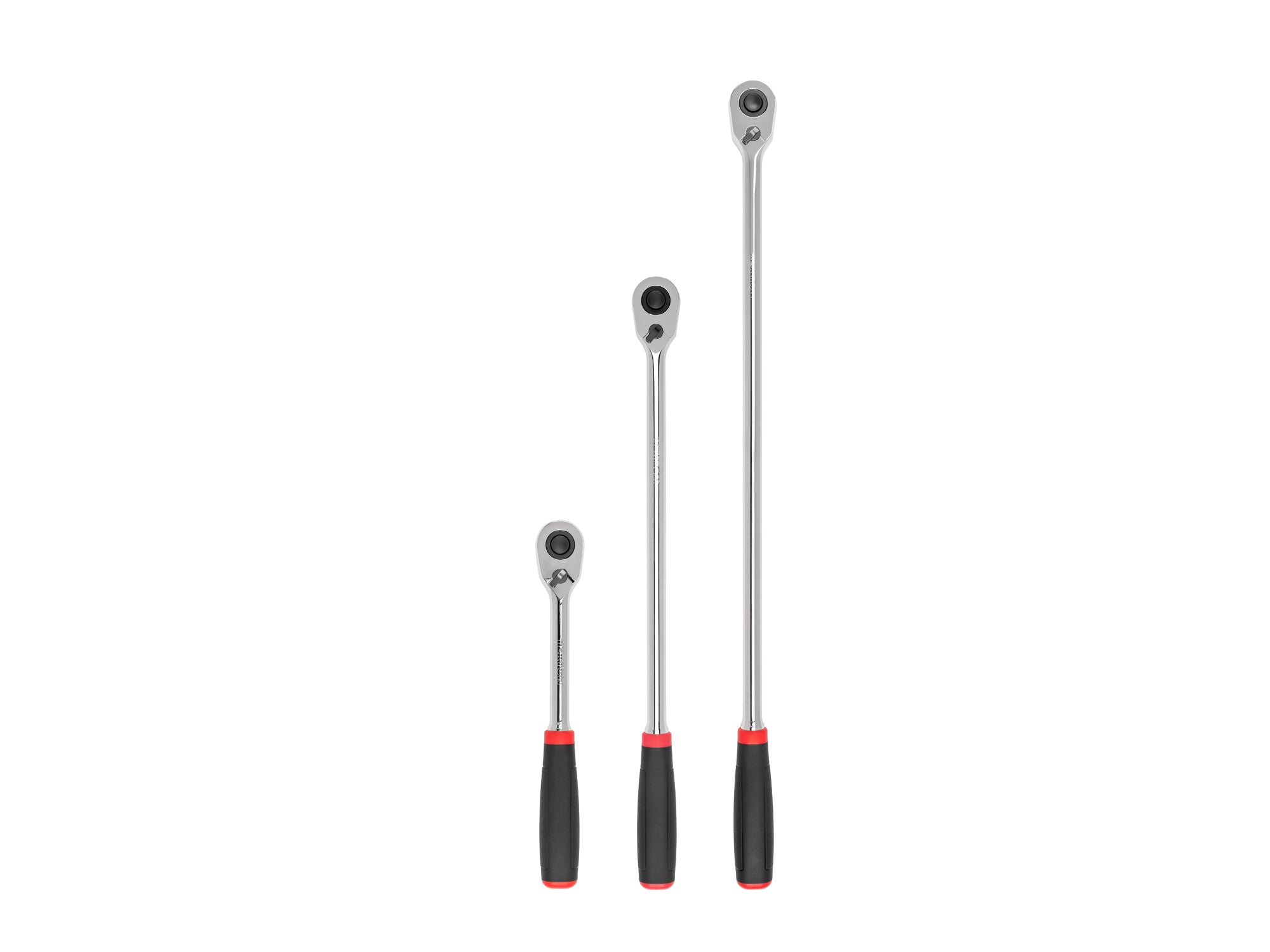 1/2 Inch Drive Quick-Release Comfort Grip Ratchet Set, 3-Piece (10-1/2, 18, 24 in.)