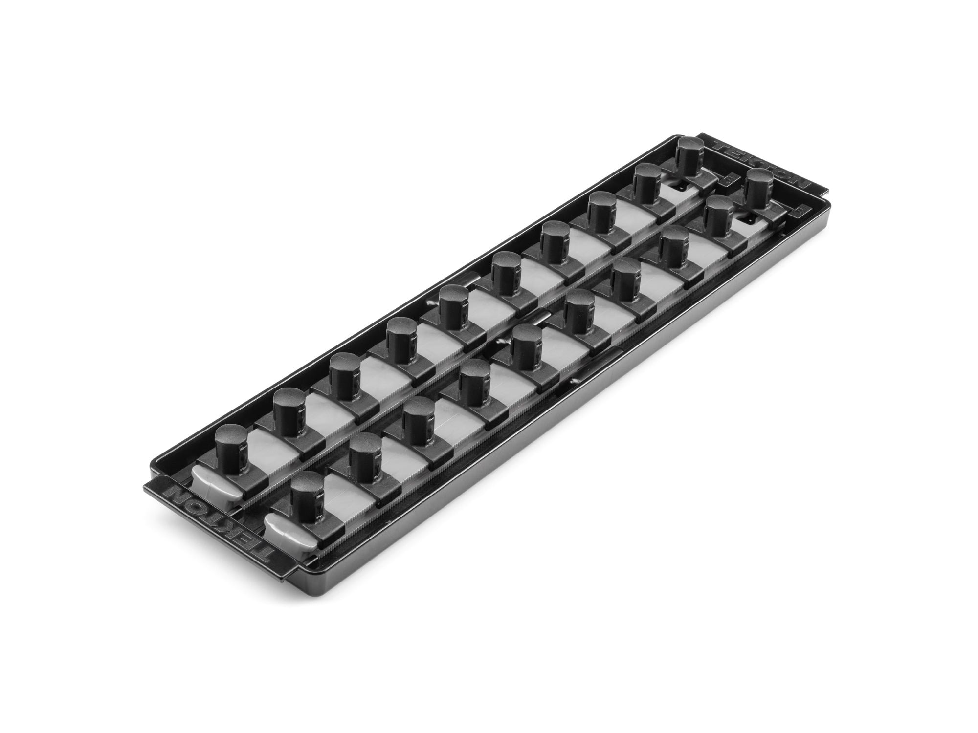 1/2 Inch Drive 2-Rail Socket Organizer Set, Gray (20-Tool)