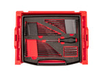 L-Key and Bit Driver Set with Open Top Drawer and Rack, 78-Piece (0.050 - 3/8 in., 1.3 - 10 mm, #1 - #3, T7 - T30)