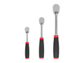 1/4, 3/8, 1/2 Inch Drive Non-Quick-Release Comfort Grip Ratchet Set, 3-Piece (6, 8, 10-1/2 in.)