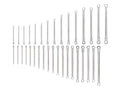 Long Fixed/Flex Head 12-Point Ratcheting Box End Wrench Set, 34-Piece (1/4-1 in., 6-24 mm)
