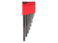 Flat End Hex L-Key Set with Holder, 10-Piece (1.3 - 10 mm, Common Sizes)