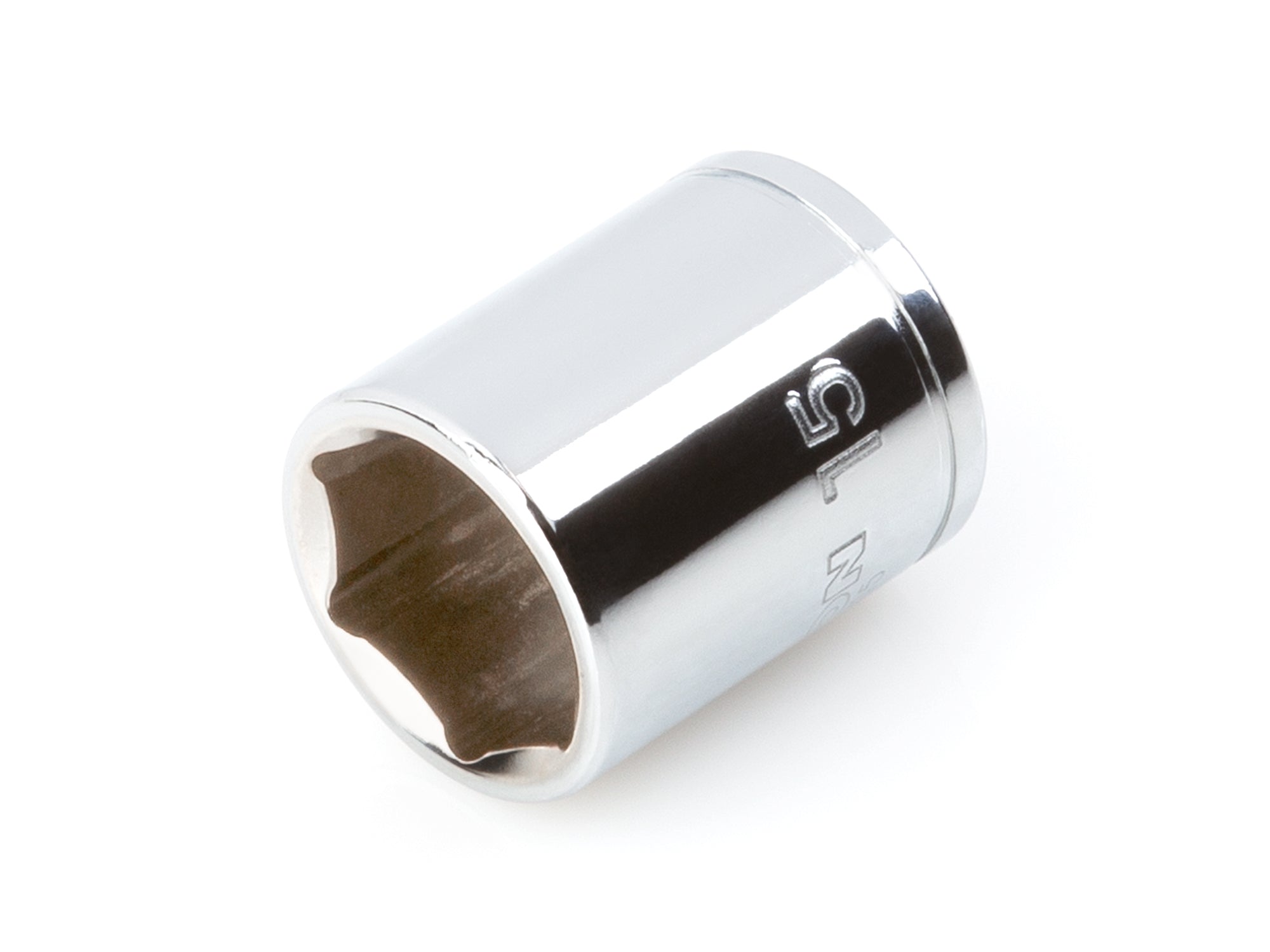 1/4 Inch Drive x 15 mm Shallow 6-Point Socket