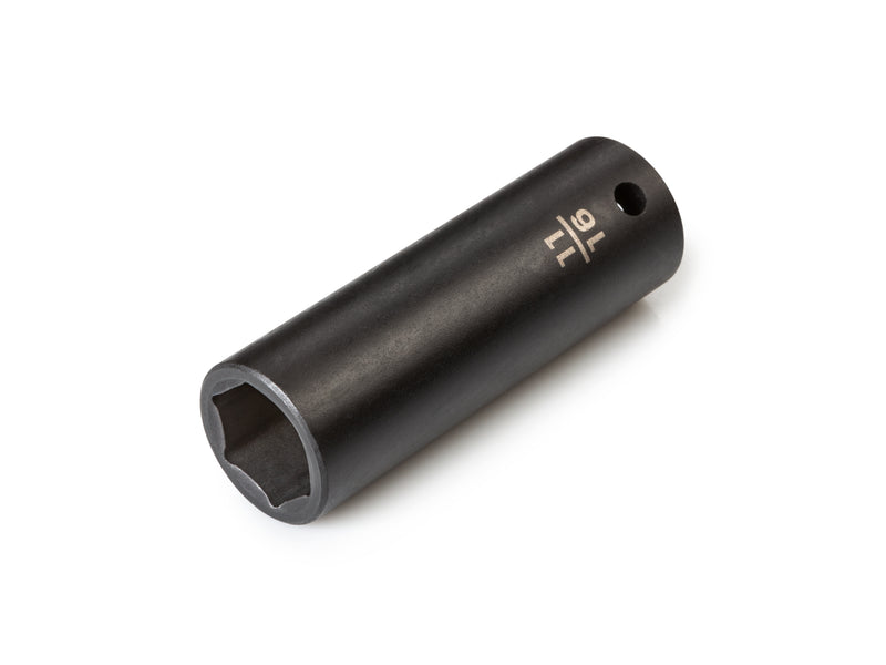 1/2 Inch Drive x 11/16 Inch Deep 6-Point Impact Socket