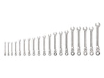 Flex Head 12-Point Ratcheting Combination Wrench Set, 19-Piece (6-24 mm)