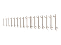 Angle Head Open End Wrench Set, 16-Piece (10-27 mm)