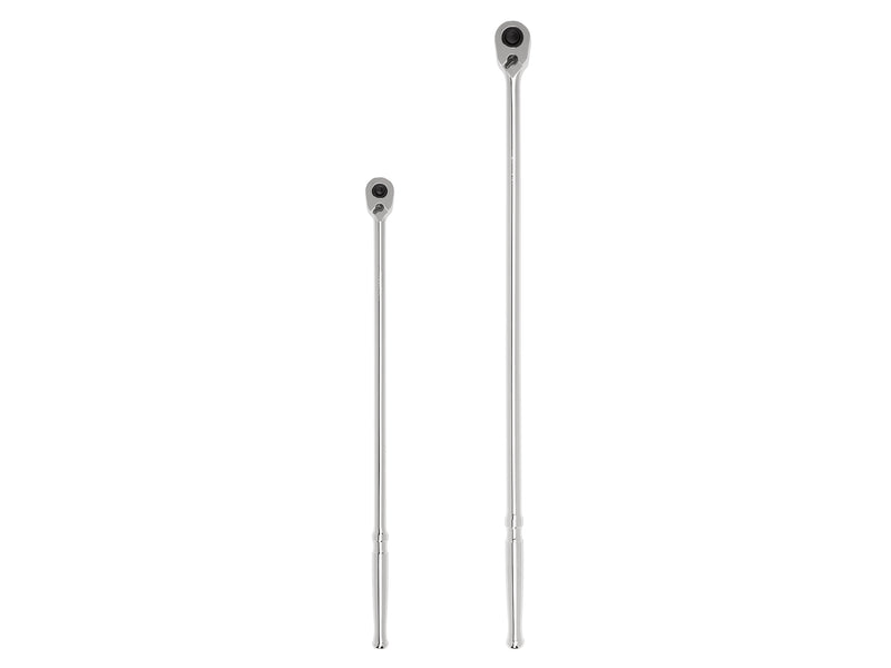 3/8, 1/2 Inch Drive Quick-Release Extra-Long Ratchet Set, 2-Piece (18, 24 in.)