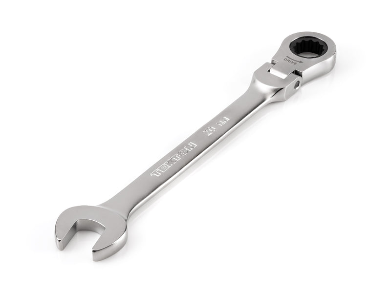 20 mm Flex Head 12-Point Ratcheting Combination Wrench