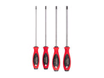 Slotted Screwdriver Set - 8 Inch Shanks, 4-Piece (4 - 8 mm)