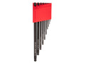 Short Arm Ball End Hex L-Key Set with Holder, 10-Piece (1.3 - 10 mm, Common Sizes)