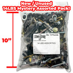 14, 28, or 42LBS Miscellaneous Assorted Bolts, Screws, Flange, Nuts, Pins, Washers, & More! Mystery Pack!