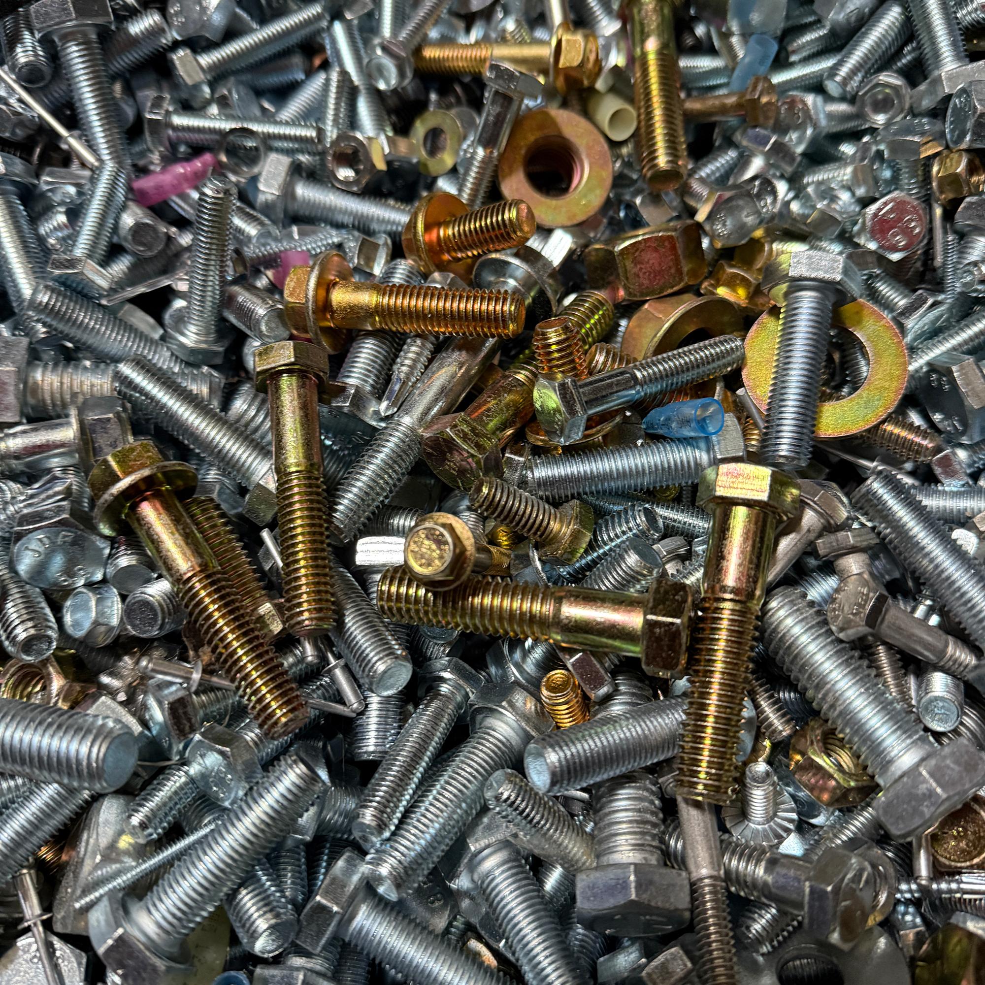 14, 28, or 42LBS Miscellaneous Assorted Bolts, Screws, Flange