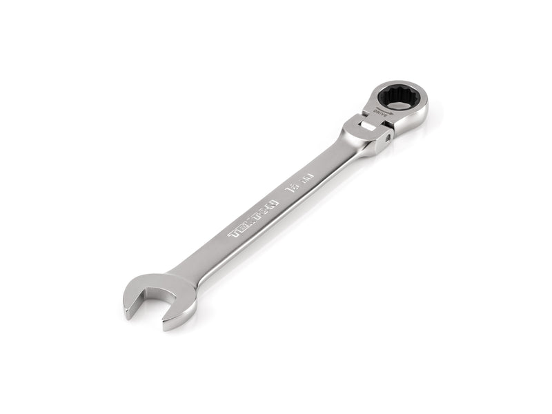 16 mm Flex Head 12-Point Ratcheting Combination Wrench