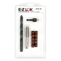 5/16"-18 x 1/2"-13 Carbon Steel Solid Wall Threaded Insert W/Red Loctite Standard Repair Kit with Inserts, Drill Bit, Tap, and Install Tool