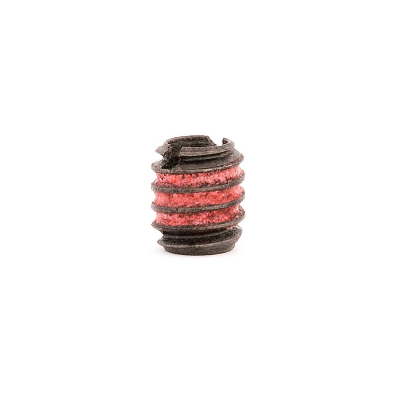 #6-32 x 1/4"-20 Carbon Steel Standard Wall Thread Insert for Metal w/ Red Loctite