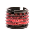 5/8"-11 x 7/8"-9 Carbon Steel Standard Wall Thread Insert for Metal w/ Red Loctite