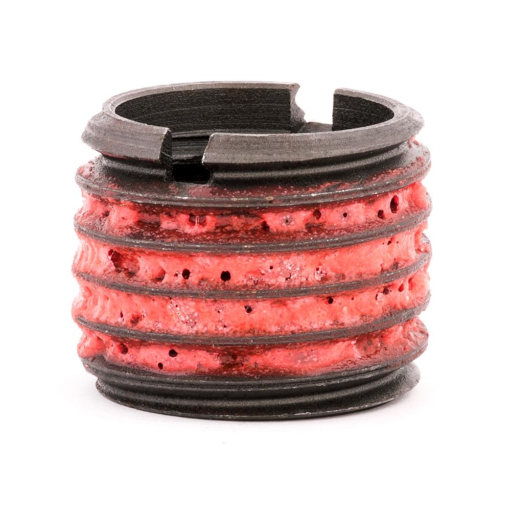 3/4"-16 x 1"-8 Carbon Steel Standard Wall Thread Insert for Metal w/ Red Loctite