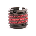 3/8"-24 x 9/16"-12 Carbon Steel Standard Wall Thread Insert for Metal w/ Red Loctite
