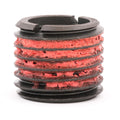 M20-2.5 x M36-4.0 Carbon Steel Standard Wall Thread Insert for Metal w/ Red Loctite