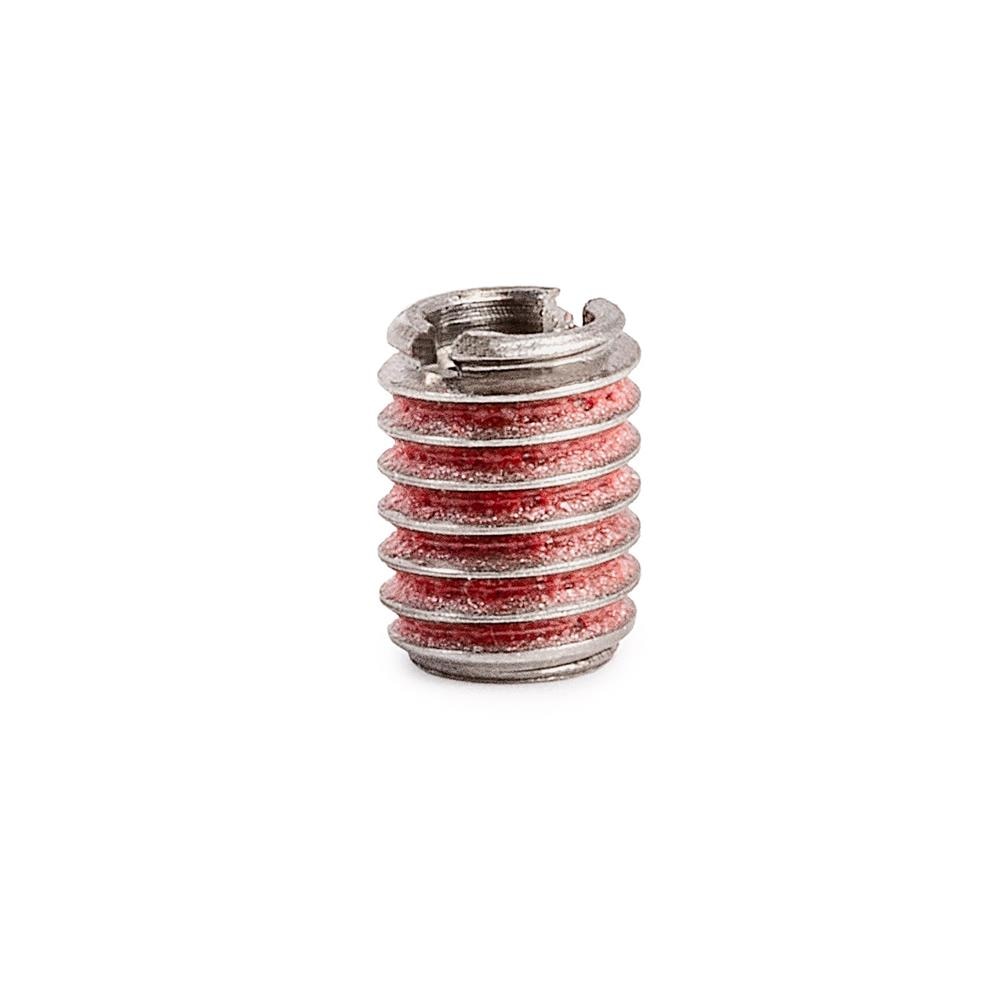 M3-0.5 x M6-1.0 Stainless Steel Standard Wall Thread Insert for Metal w/ Red Loctite