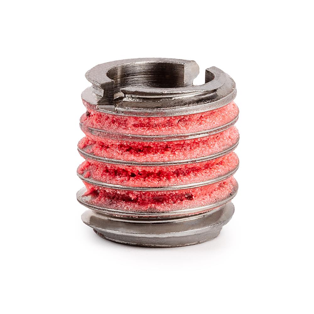 5/16"-24 x 1/2"-13 Stainless Steel Standard Wall Thread Insert for Metal w/ Red Loctite
