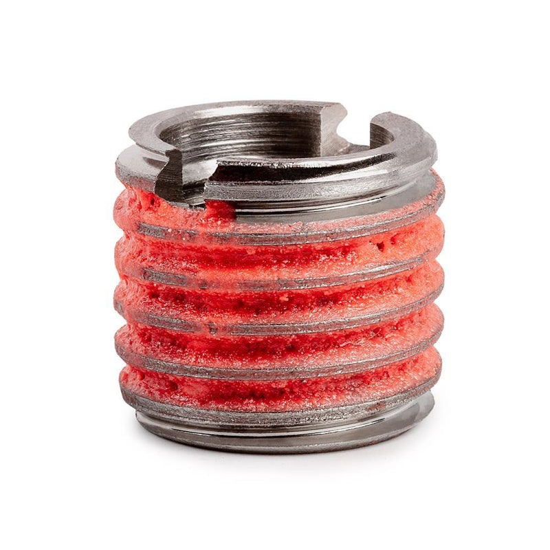 M12-1.75 x M16-2.0 Stainless Steel Standard Wall Thread Insert for Metal w/ Red Loctite