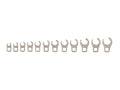 3/8 Inch Drive 6-Point Flare Nut Crowfoot Wrench Set, 12-Piece (8 - 19 mm)