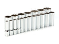 1/2 Inch Drive Deep 12-Point Socket Set, 19-Piece (3/8 - 1-1/2 in.)