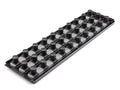 3/4 Inch Drive 3-Rail Socket Organizer Set, Gray (30-Tool)