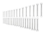 Combination Wrench Set, 34-Piece (1/4 -1 in., 6 -24 mm)