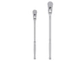 3/8, 1/2 Inch Drive Flex Head Non-Quick-Release Long Ratchet Set, 2-Piece (12, 14 in.)