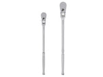3/8, 1/2 Inch Drive Flex Head Non-Quick-Release Long Ratchet Set, 2-Piece (12, 14 in.)