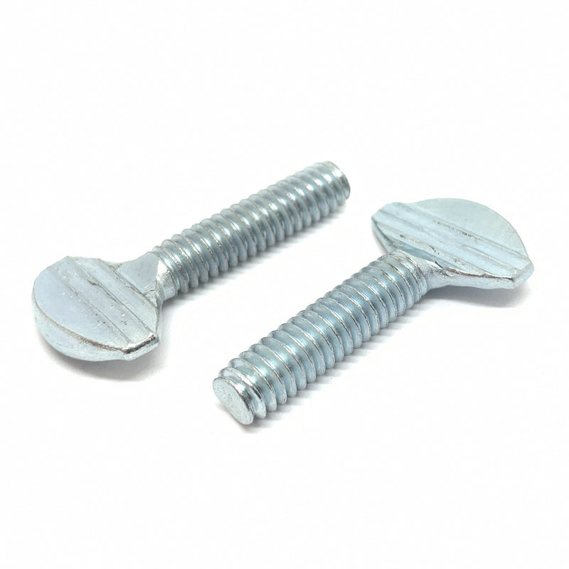 3/8-16x3/4" Spade Type Thumb Screws Zinc