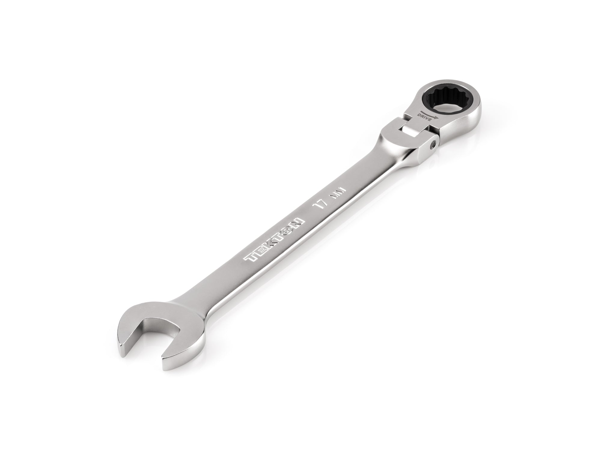 17 mm Flex Head 12-Point Ratcheting Combination Wrench