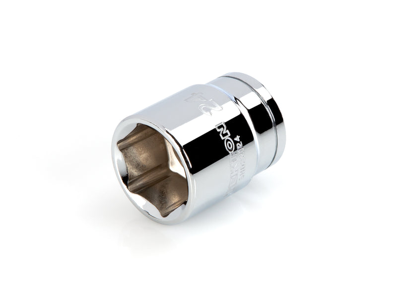 1/2 Inch Drive x 24 mm Shallow 6-Point Socket